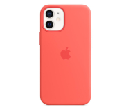 Apple Silikonowe etui iPhone 12 mini różowy cytrus - 598766 - zdjęcie 1
